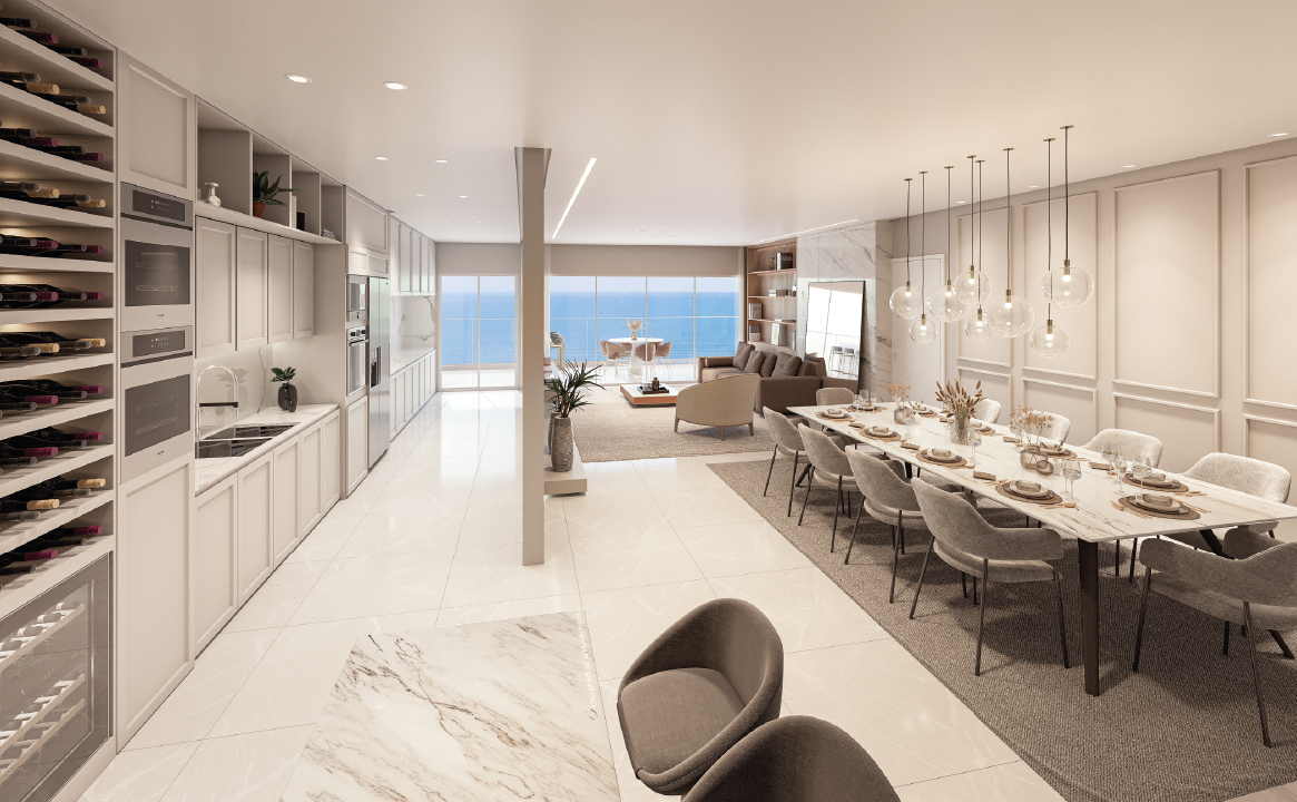 Nautilus Beach Home - Living Apartamento - RF - A - 06-01
